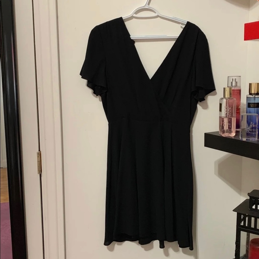 Black cocktail dress